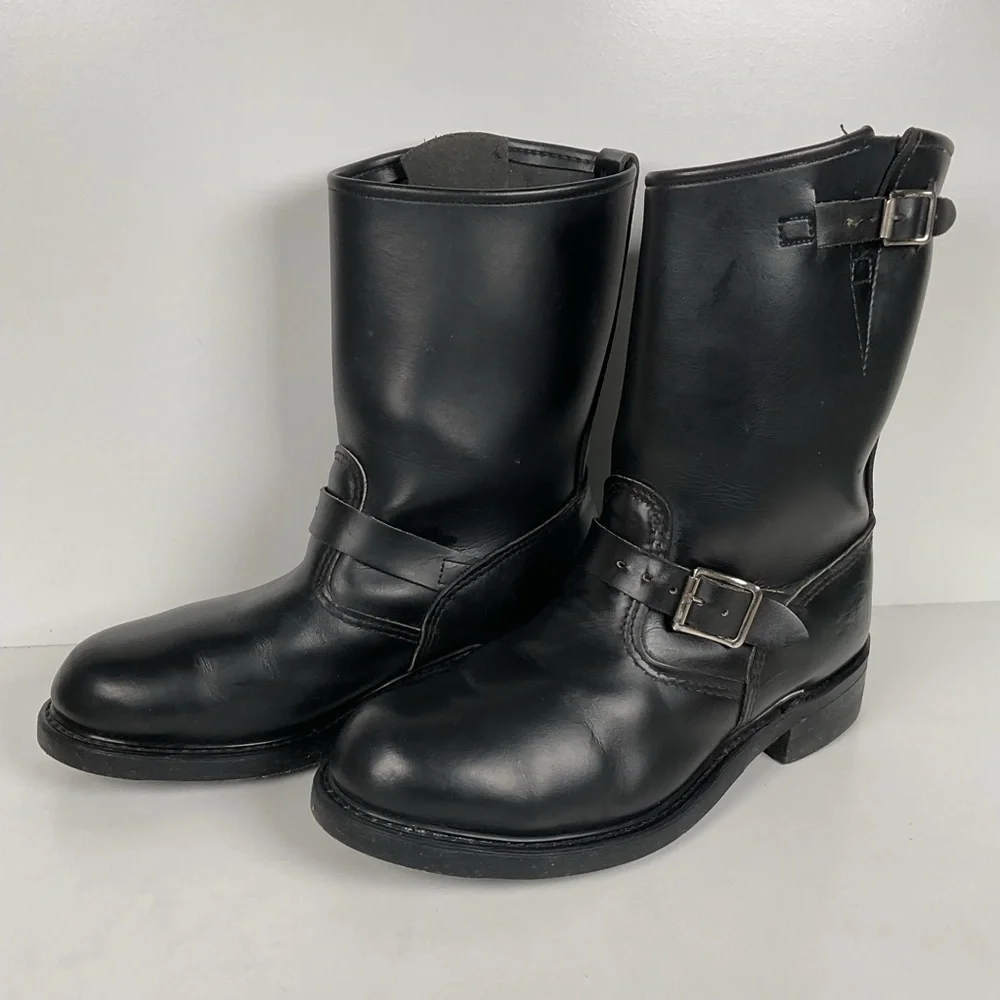 Vintage Brahma Steel Toe Engineer Boots | USA Made | Men’s 9